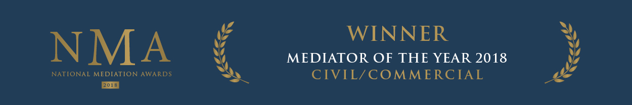 Peter Causton – Winner, Civil/Commercial Mediator of the Year, National Mediation Awards 2018